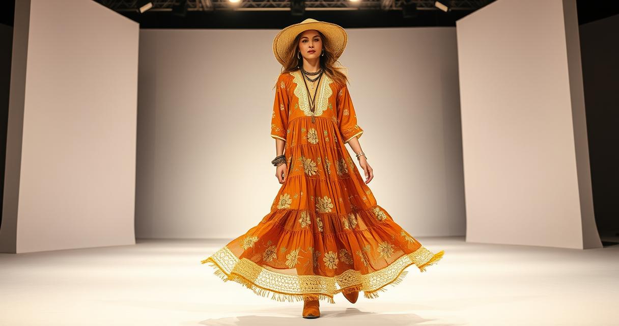 Tendências de moda boho — A Influência do Boho nas Passarelas e Celebridades Tendências de moda boho — A Influência do Boho nas Passarelas e Celebridades