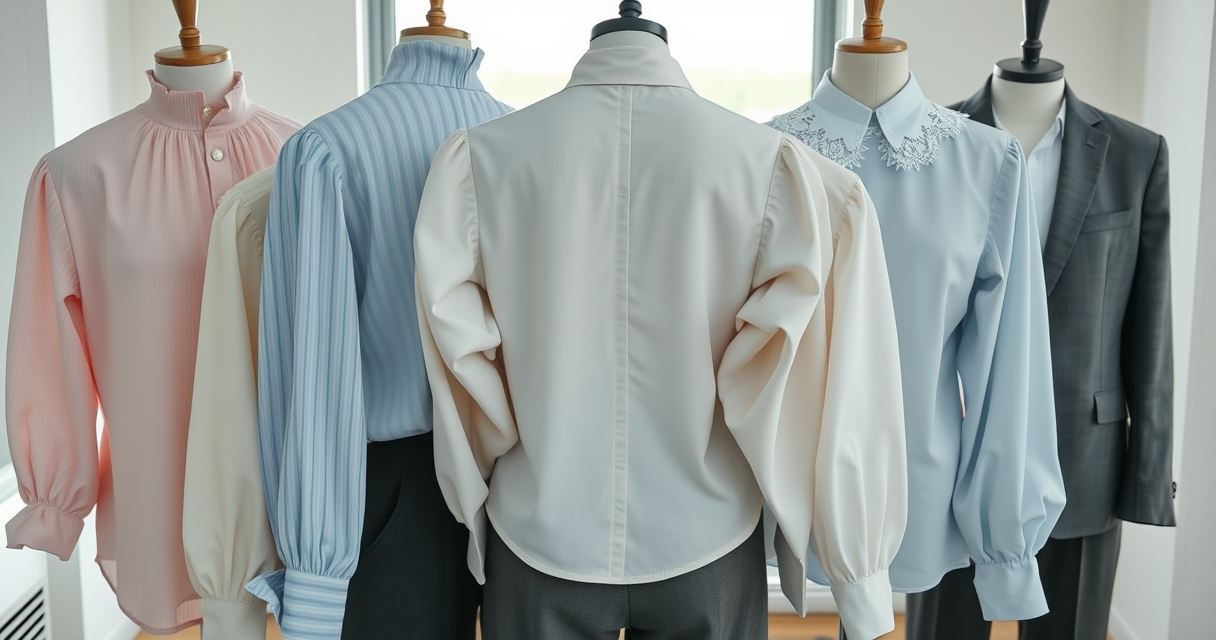 Tendências de moda para escritório — Blusas e camisas: o poder dos detalhes sutis Tendências de moda para escritório — Blusas e camisas: o poder dos detalhes sutis